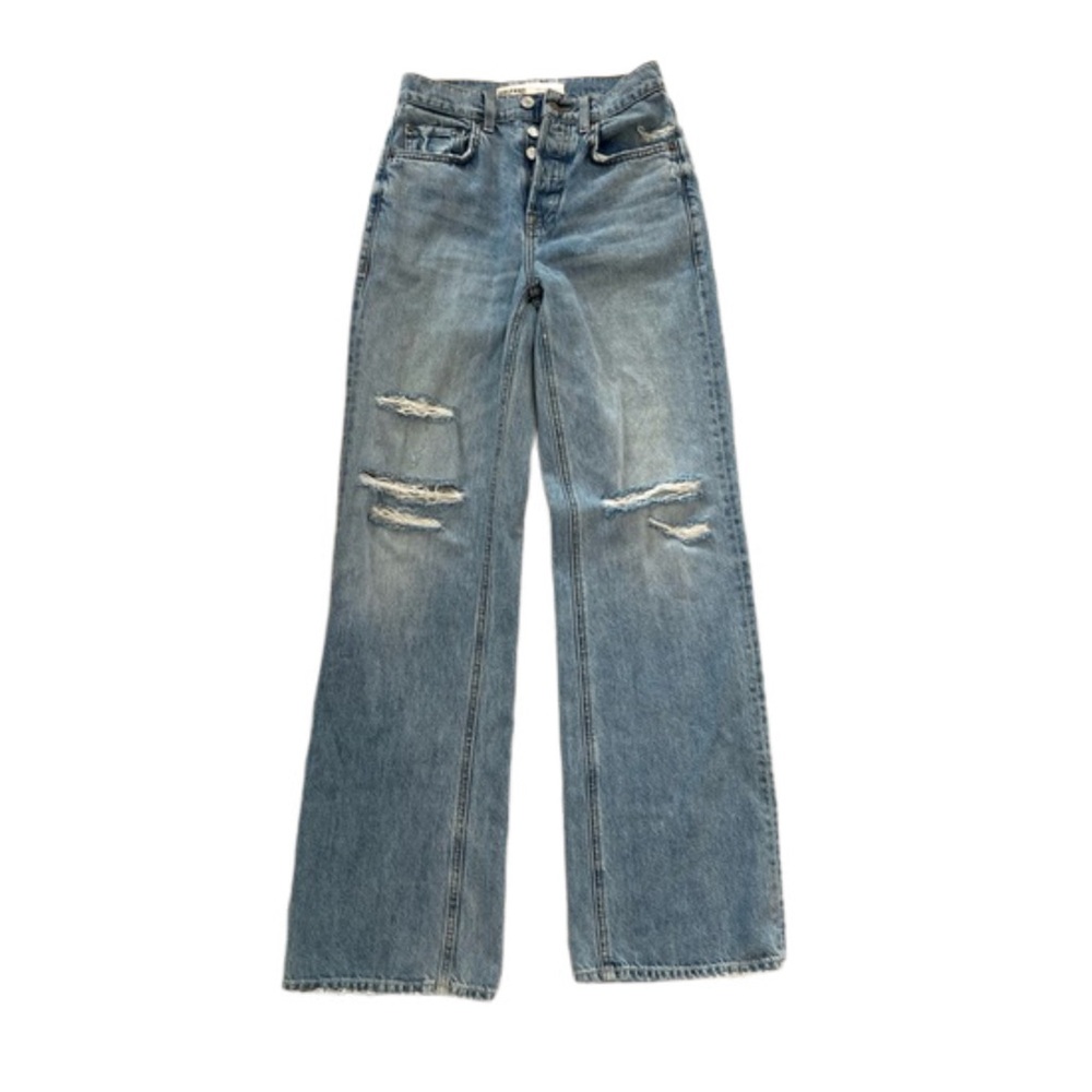 GRLFRND Classic Blue Distressed Women's Jeans